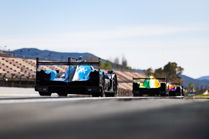20 JENSEN Michael (DEN), TRULLI Enzo (ITA), JAKOBSEN, Malthe (DEN), ALGARVE PRO RACING, #20, Oreca 07 - Gibson, LMP2 PRO/AM, action during the official Test days of the 2026 European Le Mans Series, from April 4th to 5th on the Circuit de Barcelona-Catalunya in Montmelo, Barcelona, Spain - Photo Marcel Wulf / European Le Mans Series - FocusPackMedia