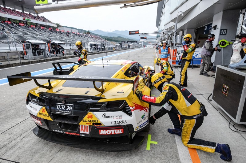 Car #50 / LARBRE COMPETITION (FRA) / Chevrolet Corvette C7 / Gianluca Roda (ITA) / Paolo Ruberti (ITA) / Nicolai Sylvest (DNK) Qualifying LMGTE PRO & AM - 6 Hours of Fuji at Fuji International Speedway - Shizuoka - Japan Qualifying LMGTE PRO & AM - 6 Hours of Fuji at Fuji International Speedway - Shizuoka - Japan