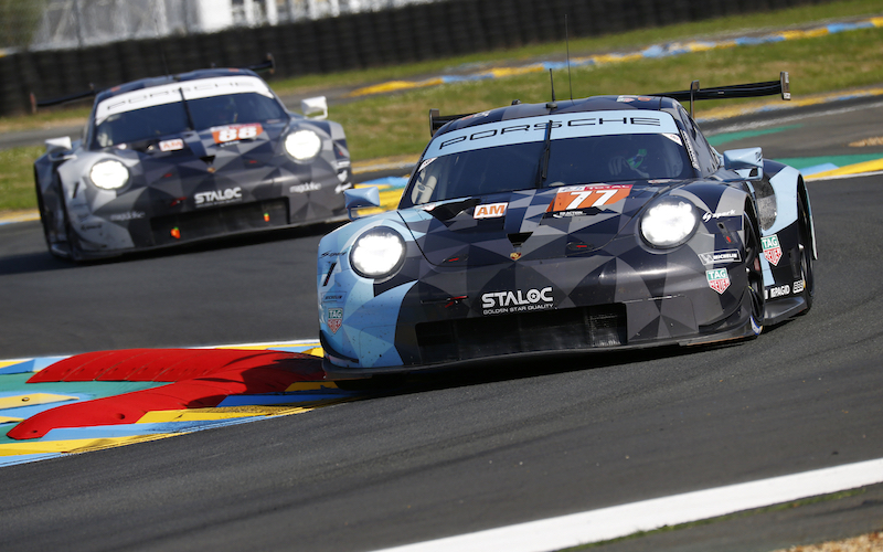 Der Porsche #77 bei den 24 Stunden von Le Mans