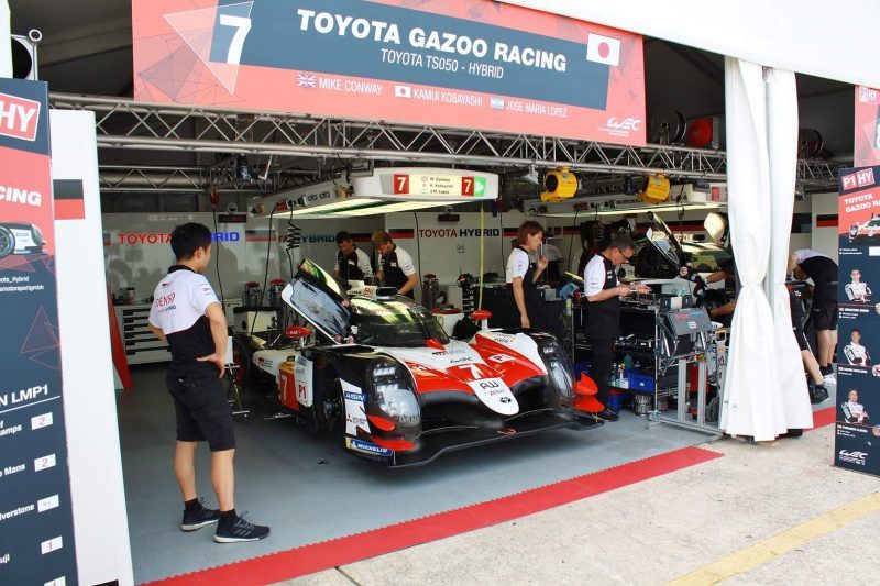 Der Toyota mit der Nummer sieben in Sebring