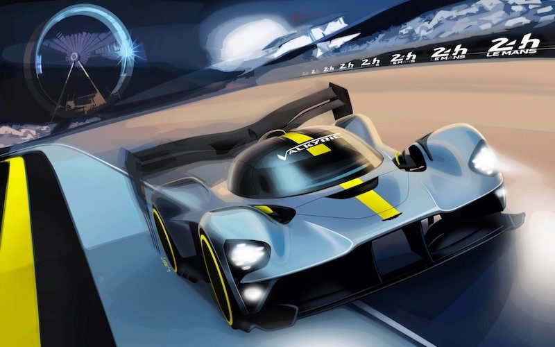 Eine Render-Grafik des neuen Aston Martin Hypercar