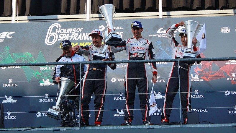 Die Hersteller WM sicherte sich Toyota bereits in Spa.
