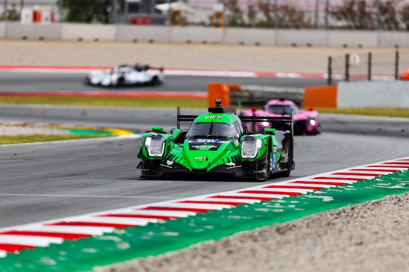 29 ROUSSET Louis (FRA), GRAY Oliver (GBR), MASSON, Esteban (FRA), FORESTIER RACING BY PANIS, #29, Oreca 07 - Gibson, LMP2, action during the 4h of Barcelona, Round 1 of the 2026 European Le Mans Series, from April 9th to 12th on the Circuit de Barcelona-Catalunya in Montmelo, Barcelona, Spain - Photo Marcel Wulf / European Le Mans Series - FocusPackMedia