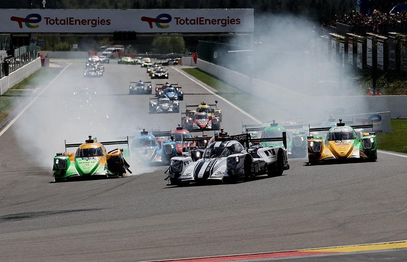 Der Start der 4 Stunden von Spa