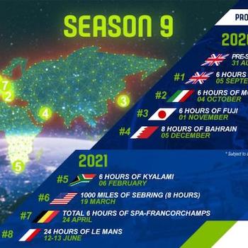 Der WEC-Kalender für 2020/2021