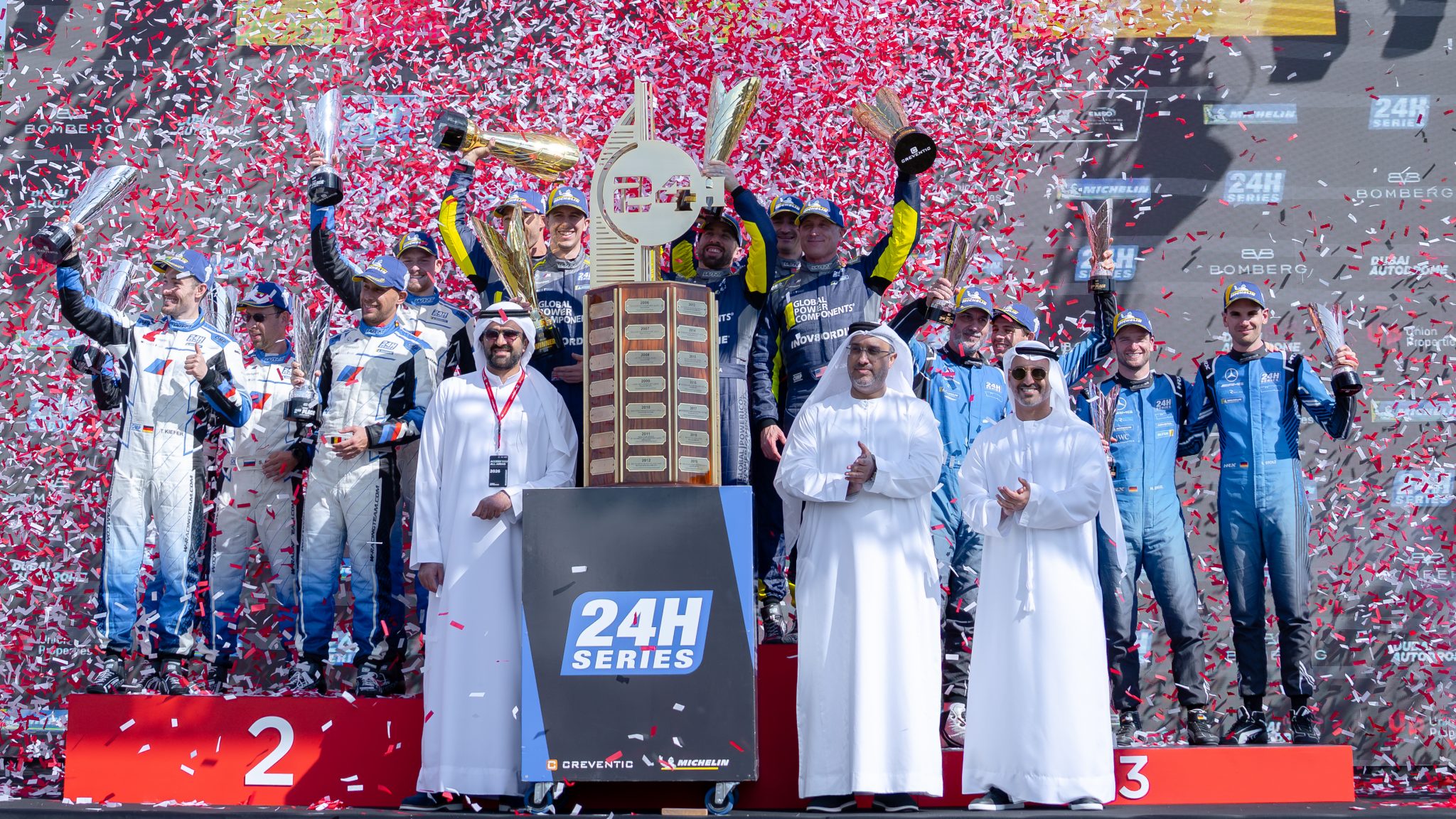 24H Dubai 2026 Podium