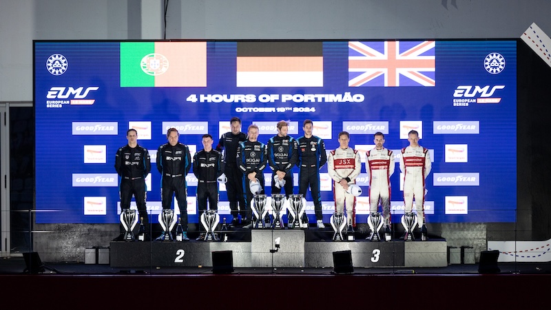 Podium European Le Mans Series - 4h of Portimao - Autodromo Internacional do Algarve - Portugal -