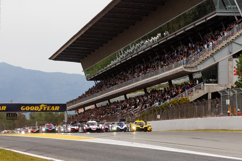 LMP§ Race start during the 4h of Barcelona, Round 1 of the 2026 European Le Mans Series, from April 9th to 12th on the Circuit de Barcelona-Catalunya in Montmelo, Barcelona, Spain - Photo Marcel Wulf / European Le Mans Series - FocusPackMedia
