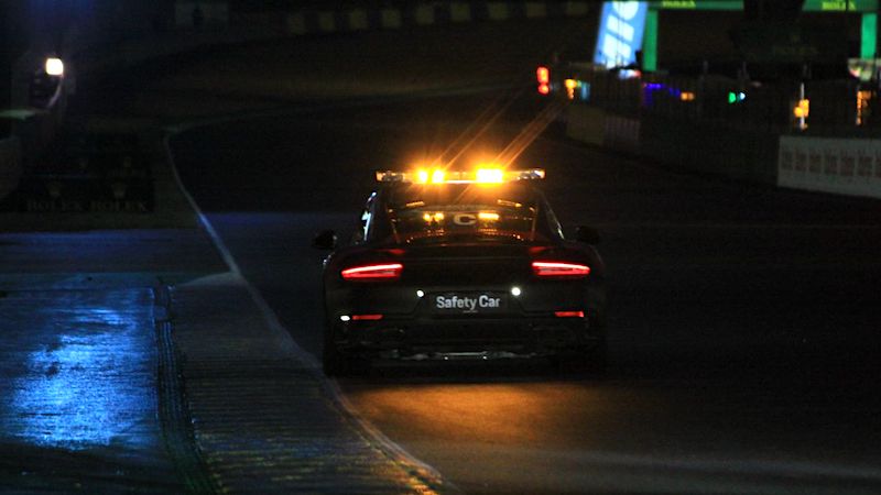 Das Safety Car in der ereignisreichen Nacht