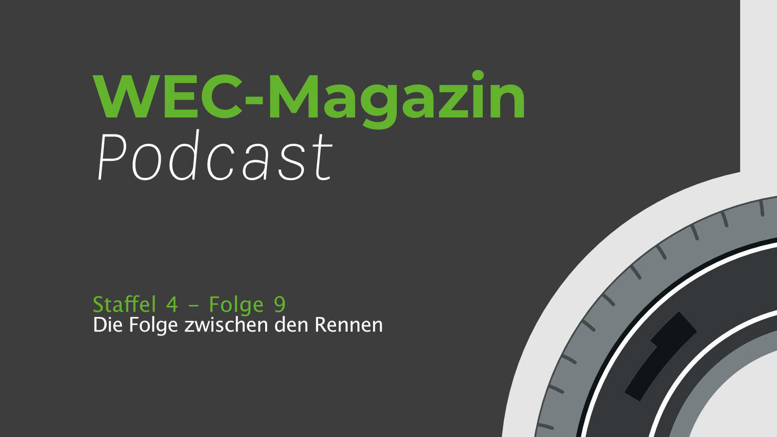 Die Folge zwischen den Rennen